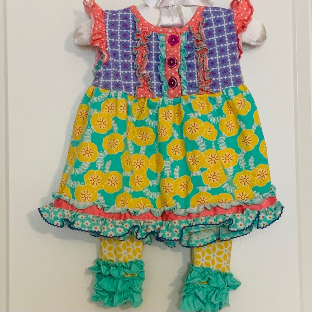 Matilda Jane Pat A Cake Top/Magic Word Leg Sz6-12m